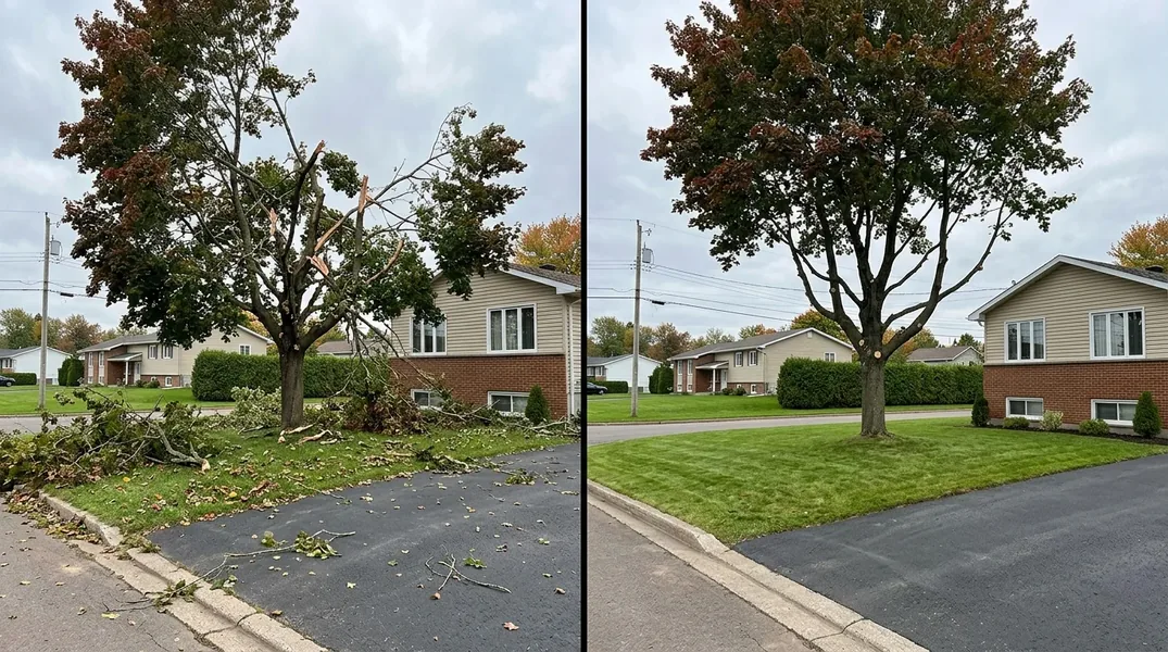 Résultat émondage à Moncton — Emondage Moncton