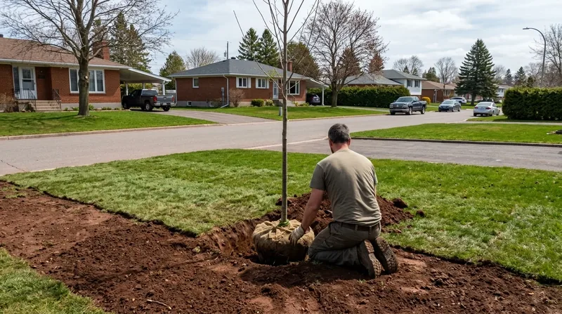 Plantation d'arbre Moncton