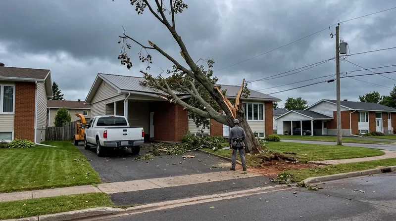 Abattage d'urgence 24/7 Moncton